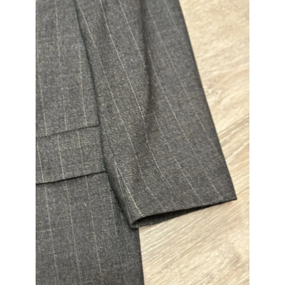 Hart Schaffner Marx‎ Men's Size 40 R Gray Wool Blazer Sport Coat 2 Button USA